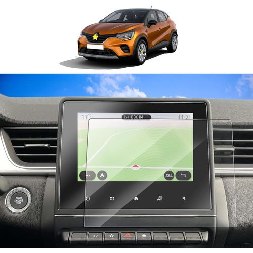 Kal-[2 Pices] Navigation Film De Protection Pour R*Enault Captur 2 2020-2024 D'cran 7 Pouces Gps Navigation Pet Film De Protection D'cran Transparent