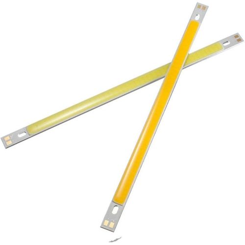Kal-2pcs Bande Mince  Led Cob 10 W 12-24 V Blanc/Chaud 1000lm Ampoule Pour Lampe De Table Diy Blanc Chaud [Classe NergTique A]