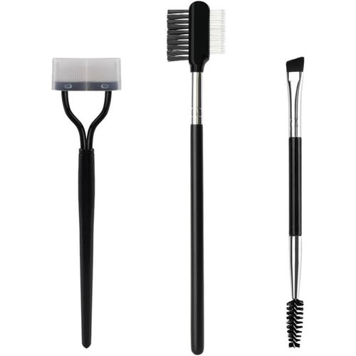 Kal-3 Pices Ensemble De Pinceaux  Cils, Pinceau  Sourcils Duo, Pinceau  Sourcils De Beaut Professionnel, Pinceaux De Soin Des Cils  Sourcils, Outils De Maquillage Des Yeux Professionnels