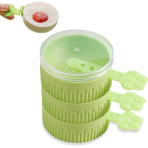 Kal-3 Pices Moule  Glace Empilable Rutilisables Pour Bb Sans Bpa, Forme Unique, Moule Glace Bebe Rutilisables Popsicle, Pour Ice Cream Maison Dessert, Vert