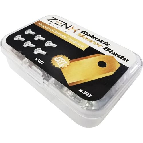 Kal-[30er Set ]Lot De 30 Lames En Titane Plemont Pour Husqvarna Automower  Lame Robot De Rechange Universel Lame Tondeuse De Rachange  Accessoires Pour Tondeuse Robot