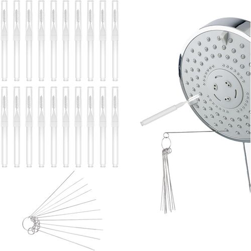 Kal-30pcs Brosse Pommeau De Douche, 2 Styles Multifonctions Anti-Colmatage Outils De Nettoyage Pour Petit Trou, Espace, Buse, Fente De Fentre, Tlphone, Clavier