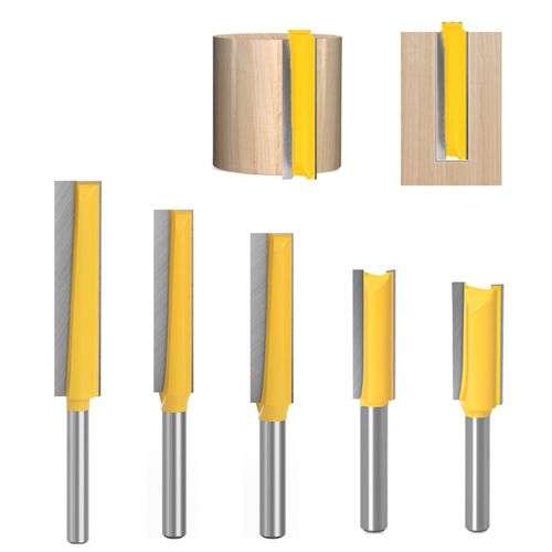 Kal-5 Pices 8 Mm Queue Fraise Defonceuse, Fraise Droite, Fraise  Bois Fraise Extra-Longue, Mches Carbide Router Bits Fraise  Menuiserie, Pour Le Travail Du Bois (30mm 40mm 50mm 63mm 76mm)
