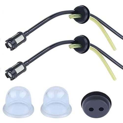 Kal-5 Pices Kit De Tuyau De Carburant,Durite Essence Debroussailleuse Pieces Detachees Filtre Essence Pour Tondeuse, Souffleur, Trononneuse Tondeuse Taille Haie Taille Bordure