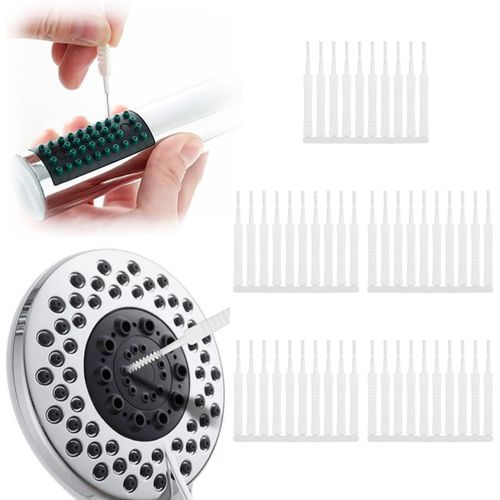 Kal-50 Pices Brosses De Nettoyage Pour Pomme De Douche, Mini Brosse De Nettoyage De Buse De Douche Brosse De Nettoyage Petit Trou Pour Buse De Douche De Trou De Tlphone Portable