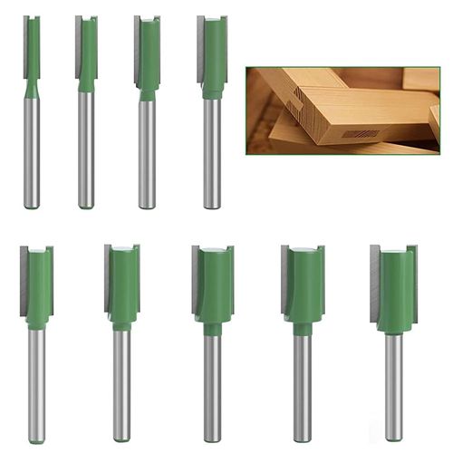 Kal-9 Pices 6 Mm Queue Fraise Defonceuse, Fraise Droite, Fraise  Bois Fraise Extra-Longue, Mches Carbide Router Bits Fraise  Menuiserie, Pour Le Travail Du Bois