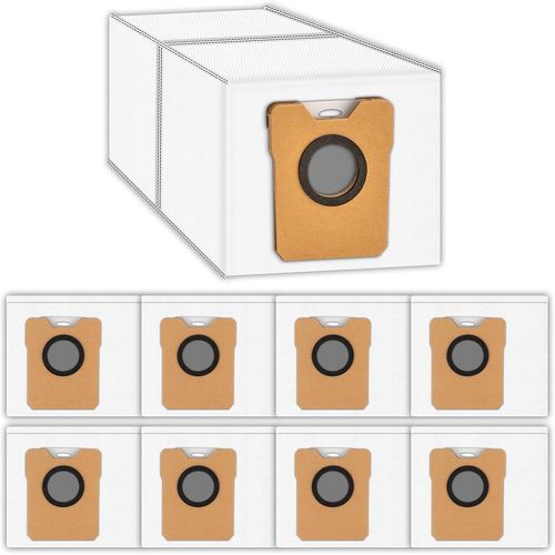 KAL-(9 Pices) Omni C20 C10 Sacs  Poussire De Rechange Omni C20 Compatibles Avec La Station Auto-Vide Eufy Robot Vacuum Omni C20/ C10, Sacs  Poussire Jetables Pour Aspirateur Robot