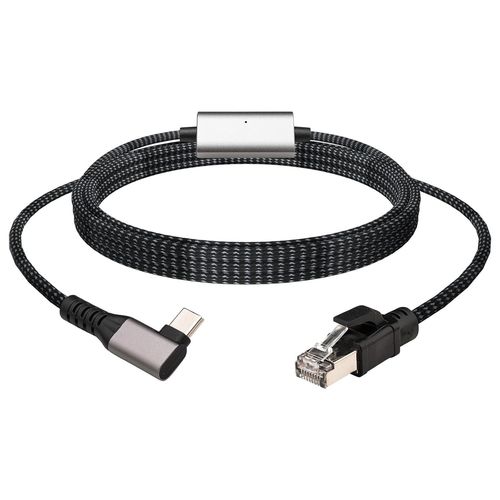 KAL-Adaptateur Usb C Vers Ethernet 1000Mbps, Adaptateur Usb C Vers Rj45 Lan, Adaptateur Rseau Usb Compatible Avec Windows, Mac, Pad Pro/Air, Iphone 15/16Pro, Galaxy S24/S23(3M)