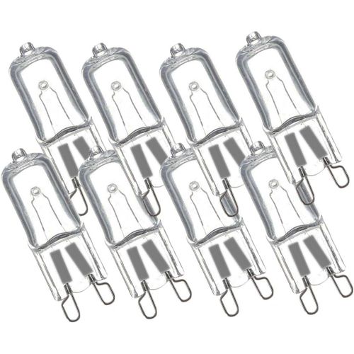 Kal-Ampoule G9, Lampe Halogne G9  Intensit Variable, Blanc Chaud 2800k (28w 370 Lumen, 8 Pcs)