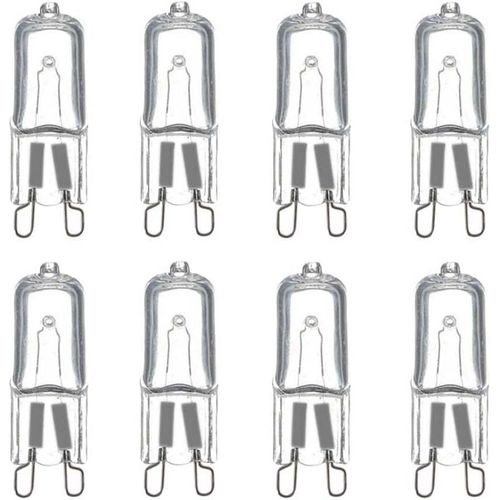 Kal-Ampoule G9, Lampe Halogne G9  Intensit Variable, Blanc Chaud 2800k (33w 460 Lumen, 8 Pcs)