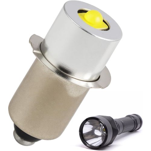 Kal-Ampoule Led De Remplacement P13.5s 3v, 3w Pour Lampe Torche Maglite 2d, Lampe De Poche Led 3v, clairage De Travail D'urgence, Installation Facile, Luminosit Suprieure, Longue Dure