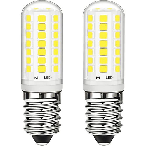 Kal-Ampoule Led E14 3w Blanc Froid 6000k 28w Equivalent Halogne conomie D'nergie, E14 Petite Vis Edison Ampoules Led Pour Conglateur Hotte De Cuisinire Machine  Coudre, Ac220-240v, 2 Pack
