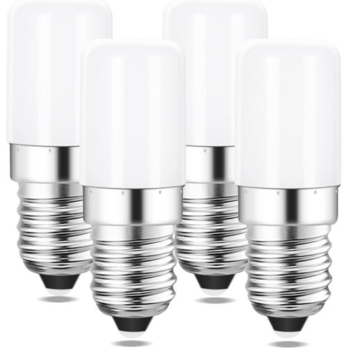 Kal-Ampoule Led E14 Pour Rfrigrateur, Ampoule Frigo Blanc Froid 6000k, 1.5w quivalent  15w,230v,120 Lumens,Non Dimable Pour Frigo/Machine A Coudre/Lampe De Sel/Veilleuse Enfants, Lot De 4