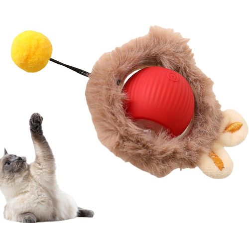 KAL-Balle  Rouler Automatique Pour Chat | Balle Mobile Interactive Pour Chats Et Chiens | Balle Rebondissante Portable Pour Animaux De Compagnie | Jouet Automatique Pour Petits Chiens Et Chats