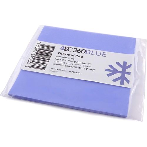 KAL-Blue 5W/Mk Pad Thermique (100 X 100 X 3,0 Mm)