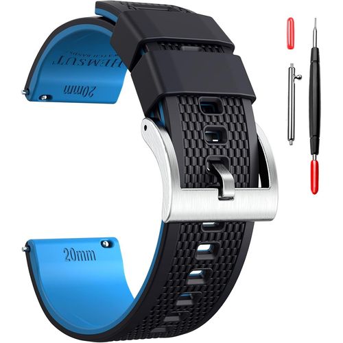 Kal-Bracelet De Montre En Toile  Dgagement Rapide - Bracelet De Rechange En Tissu Militaire Pour Homme Et Femme - Choix De 18 Mm, 20 Mm, 22 Mm, 24 Mm - Convient Pour Un Usage Intensif 24mm Vert