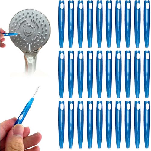 Kal-Brosses De Nettoyage De Buse De Douche 30 Pices, Brosse Multifonctionnelle  Petit Trou Pour Pommeau De Douche, Trou De Brosse Anti-Colmatage Pour Outil Bain Clavier Portable Mnagers