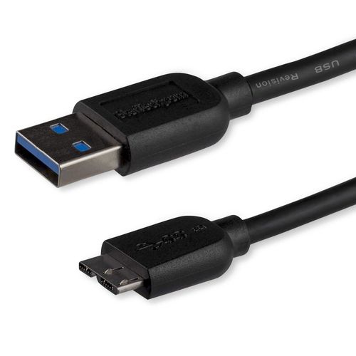 KAL-Cble Micro USB 3.0 slim de 3m - Cordon USB A vers Micro B