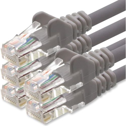 KAL-Cble Rseau Cat6 Cat 6-5X 2M - Rj45 Ethernet Lan Dsl Routeur Modem