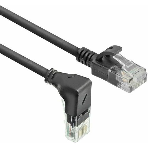 KAL-Cble Rseau Cat6A Coud  90 Vers Le Bas - U/Utp Lszh