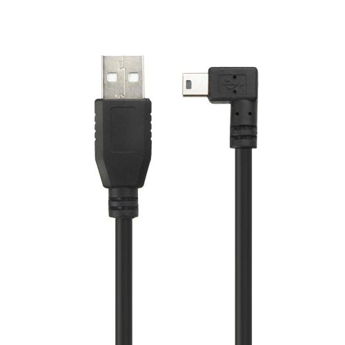 Kal-Cble Usb A Mle Vers Mini Usb  Angle Droit  90 Degrs Pour Synchronisation Des Donnes Et Charge Pour Camra Embarque Garmin Gps Navigator Dvr Camra Numrique Gopro Hero 4 3+ 5 Mtre