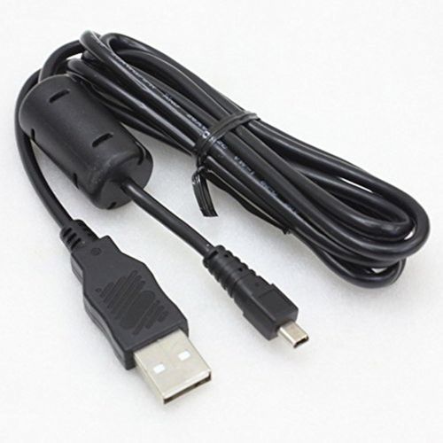 KAL-Cble USB de synchronisation de donnes et de transfert d'images UC-E6 Compatible avec Sony Alpha : DSLR-A200 | USB 2.0 A mle vers Mini B 8 broches mle plat | 1.5m