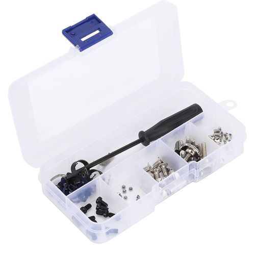 Kal-Carnaval Commerant Kit De Vis De Machine  Coudre, Vis De Plaque D'aiguille En Acier Inoxydable Avec Bote De Rangement Pour Accessoires De Machine  Coudre Industrielle