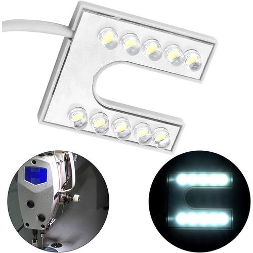 Kal-Carnaval De La Saint-Valentin Ensemble D'clairage Led Pour Machine  Coudre, 10 Lampes Led, Avec Base Magntique Pour Toutes Les Machines  Coudre