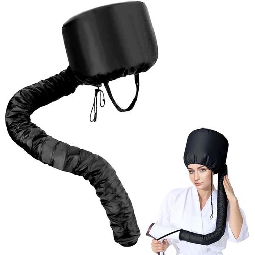 KAL-Casque Pour Sche Cheveux,Bonnet De Sche-Cheveux,Casques Chauffants Pour Schage Cheveux E Conditionnant En Profondeur,Pour Le Style De Schage Curling, Sche-Cheveux  Capuchon (Noir)