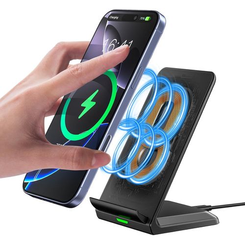Kal-Chargeur Induction Wireless Chargeur Sans Fil Rapide Pour Iphone 16/15/14/13/12/11 Mini Plus Pro Max/X/Xr/Samsung Galaxy S24/S23/S22/S21/S20