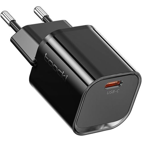 Kal-Chargeur Secteur Rapide 20w Usb-C Avec Gan, Compact & Universel Pour Iphone 12-16/Samsung S22-S23/Ipad/Xiaomi/Huawei - Prise Usb C & Scurit Intelligente (Noir)