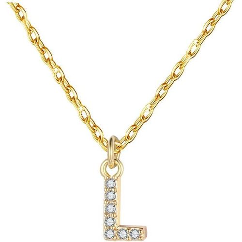 Kal-Colliers Femmes Filles, Collier Initiale Lettre A B C D E F G H I J K L M N O P Q R S T U V W X Y Z Personnalisation Ides Cadeau Anniversaire Clbration Cadeau Saint Valentin
