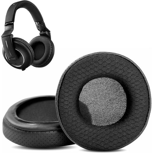 KAL-Coussinets Compatibles Avec Hdj-00Mk2 Hdj-00 Hdj-0K Hdj-0S Hdj-0 Casques Oreillettes Coussin De Remplacement (Cuir Respirant/Tissu Durable Et Mousse  Mmoire)