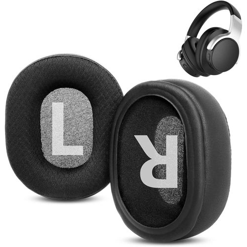 KAL-Coussinets D'Oreille Compatible Avec Mixcder E7 E8 E9 (Diy) Headphones Coussinets D'Oreille De Rechange En Tissu Durable Et Respirant Avec Mousse Haute Densit