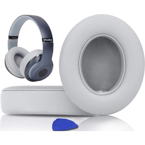 KAL-Coussinets D'Oreille, Oreillettes De Remplacement Pour Beats Studio 3 Et Studio 2 Casque Circum-Aural, Cache-Oreilles Couverts En Cuir Protine, Supression De Bruit Mousse  Mmoire