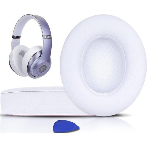KAL-Coussinets D'Oreille, Oreillettes De Remplacement Pour Beats Studio 3 Et Studio 2 Casque Circum-Aural, Cache-Oreilles Couverts En Cuir Protine, Supression De Bruit Mousse  Mmoire