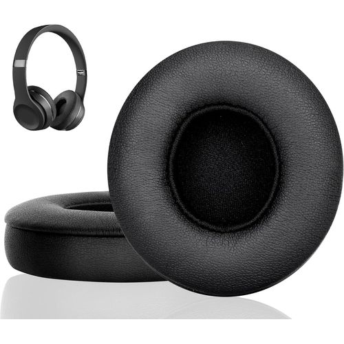 KAL-Coussinets D'Oreille Pour Beats Solo 3, Coussinets De Rechange En Mousse  Mmoire De Forme, Coussinet Casque De Remplacement En Supression De Bruit Pour Beats Solo 2 Solo 3 (Noir)