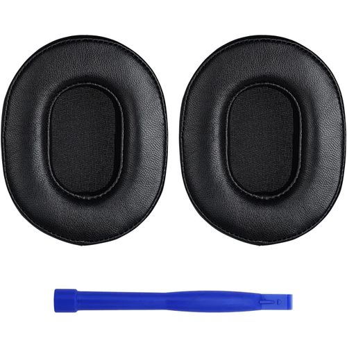 KAL-Coussinets En Cuir Vritable Pour Audio-Technica Ath Msr-, Compatibles Avec M50X M40X M30X M20X, Hyperx Cloud, Steelseries Arctis 1 3 5 7 9 9X Pro Prime, Stealth 600 Et Plus Encore