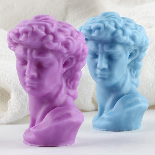 Kal-David Figurine En Forme De Bougie David Statue En Silicone Moule  Bougie David Moule En Rsine Pour La Fabrication De Bougies, Moule De Dcoration De La Maison, Aromathrapie, Bougies En