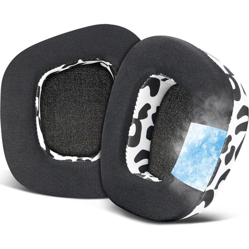 KAL-Gel De Refroidissement Mousse Coussin Coussinets Pour Corsair Void/Void V2/Void Pro/Void Elite/Surround Wired & Wireless Rgb Usb Gaming Casques, Coussinets D`Oreilles En Tissu Soie Glace