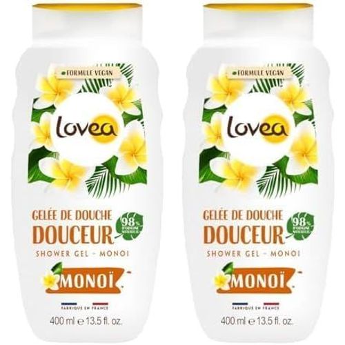 Kal-- Gele De Douche - Mono - Mousse Fine & Onctueuse - Nettoie En Douceur - 96% D'origine Naturelle - Ph Neutre - Sans Sulfate - Fabriqu En France - 400 Ml (Lot De 2)