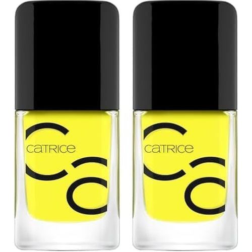 Kal-Iconails Vernis  Ongles Gel Lacquer N 171, Jaune, Durable, Brillant, Sans Actone, Vgtalien, Sans Particules De Microplastique, Sans Conservateur, 10,5 Ml (Lot De 2)