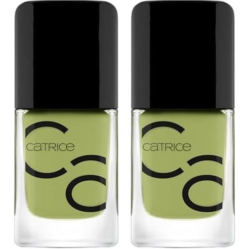 Kal-Iconails Vernis  Ongles Gel Lacquer N 176 -Vert -Longue Dure -Brillant -Sans Actone -Vgtalien -Sans Particules De Microplastiques -Sans Conservateurs -10,5 Ml (Lot De 2)
