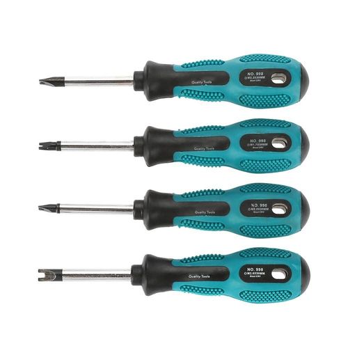 Kal-Jeu De 4 Tournevis, U Fourche Magntique Tournevis 4pcs/Set Tournevis U-Fourche Tournevis  Trousse D'outils  Main Multi-Fonctions Cr-V