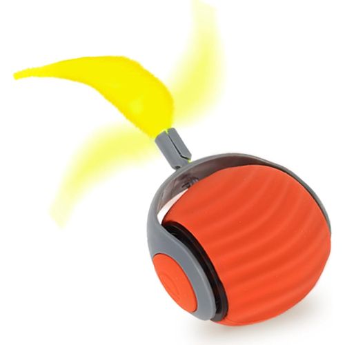 KAL-Jouet Chat Interactif, Balle Interactive Pour Chats Avec Queue Jouet Automatique Jouet Intelligent Pour Chat Balle Electrique Automatique Rotatif Pour Les Petits Chats D'Intrieur
