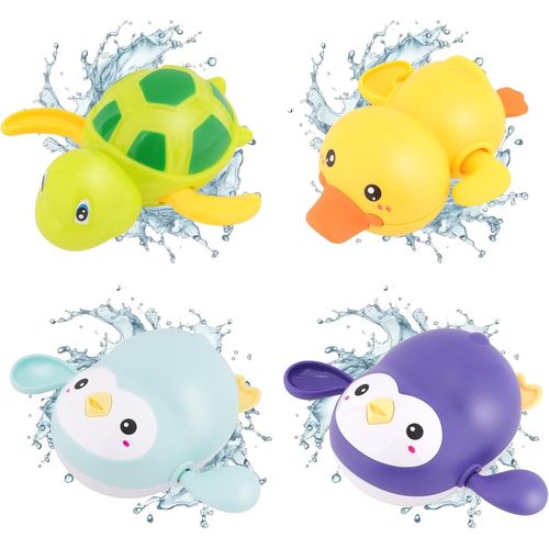 KAL-Jouet De Bain Bb, Jouet Bain Bb 1 2 3 Ans, Enfants Jouets De Bain, Jouet Bebe 1 An Animaux Jouets Flottants Pour Bbs Jouet Bain Pour Baignoire Garcon Fille