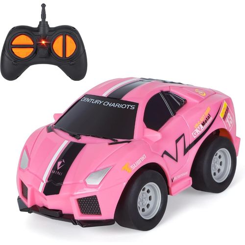 KAL-Jouet Enfant 2 3 4 Ans Fille, Voiture Telecommand Enfant 2 3 Ans Voiture Enfant 2.4Ghz Voiture Telecommande Jouet Fille Cadeau Fille 2 3 4+ Ans Petite Voiture De Course, Rose