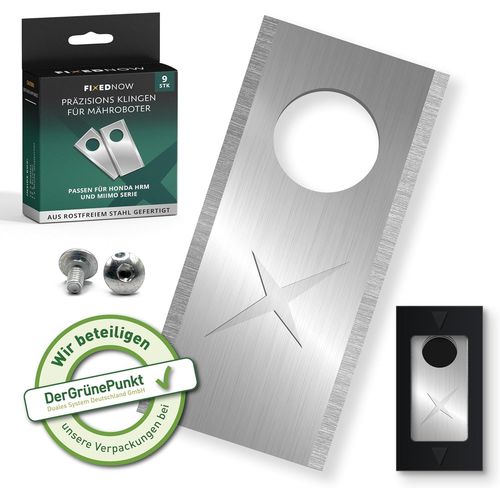 Kal-Lames De Rechange [9pcs] Pour Robot Tondeuse Compatible Avec Honda Miimo, En Acier Inoxydable, Kit Complet En Acier Inoxydable, Pices De Rechange Pour Tondeuses Automatiques
