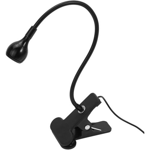Kal-Lampe  Pince Led, Lampe De Lecture Usb  Col De Cygne Flexible Pour Ordinateur, Lampe De Table Portable Avec Lumire Blanche Froide 1 W, Multi-Usage Pour La Maison, Le Dortoir