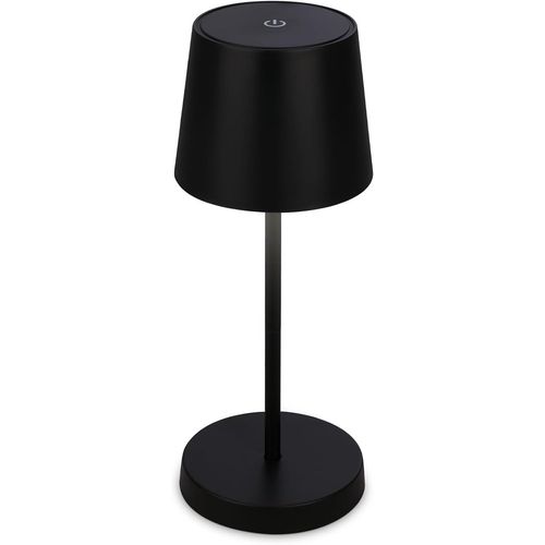 Kal-- Lampe De Table Led Sans Fil, Lampe De Chevet Dimmable Tactile, Lampe De Bureau, Lampe De Lecture, Lampe De Table Extrieur Et Intrieur, Usb-C, Lumire Blanche Chaude, Noir